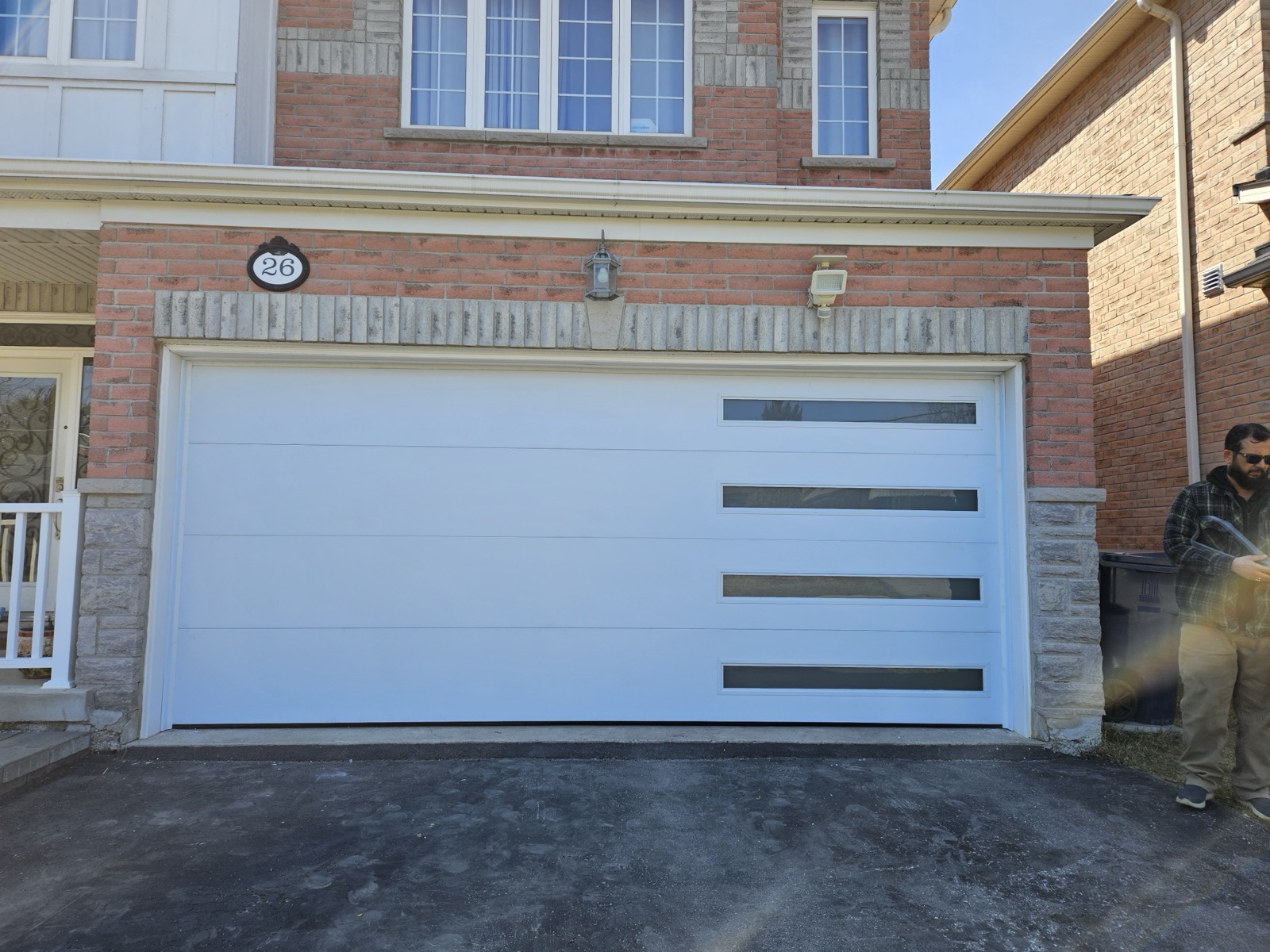 Double door garage door project 5