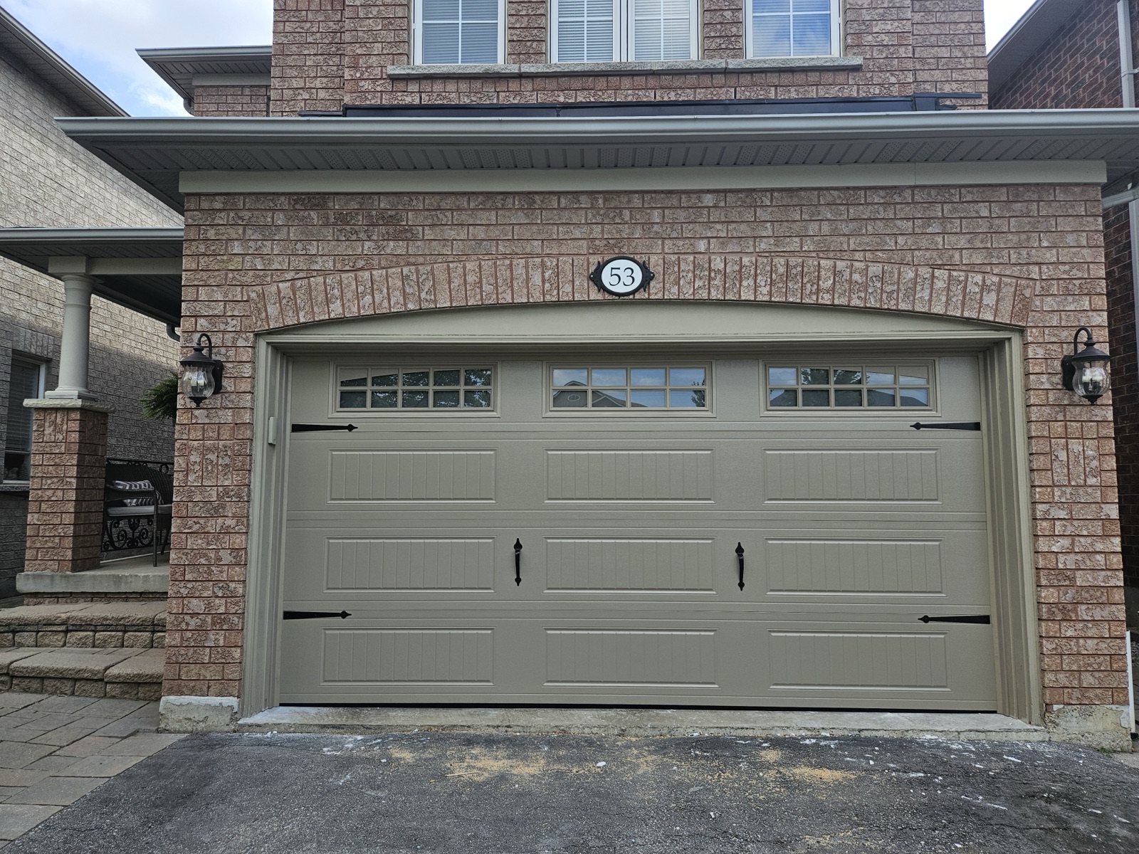 Double door garage door project 11