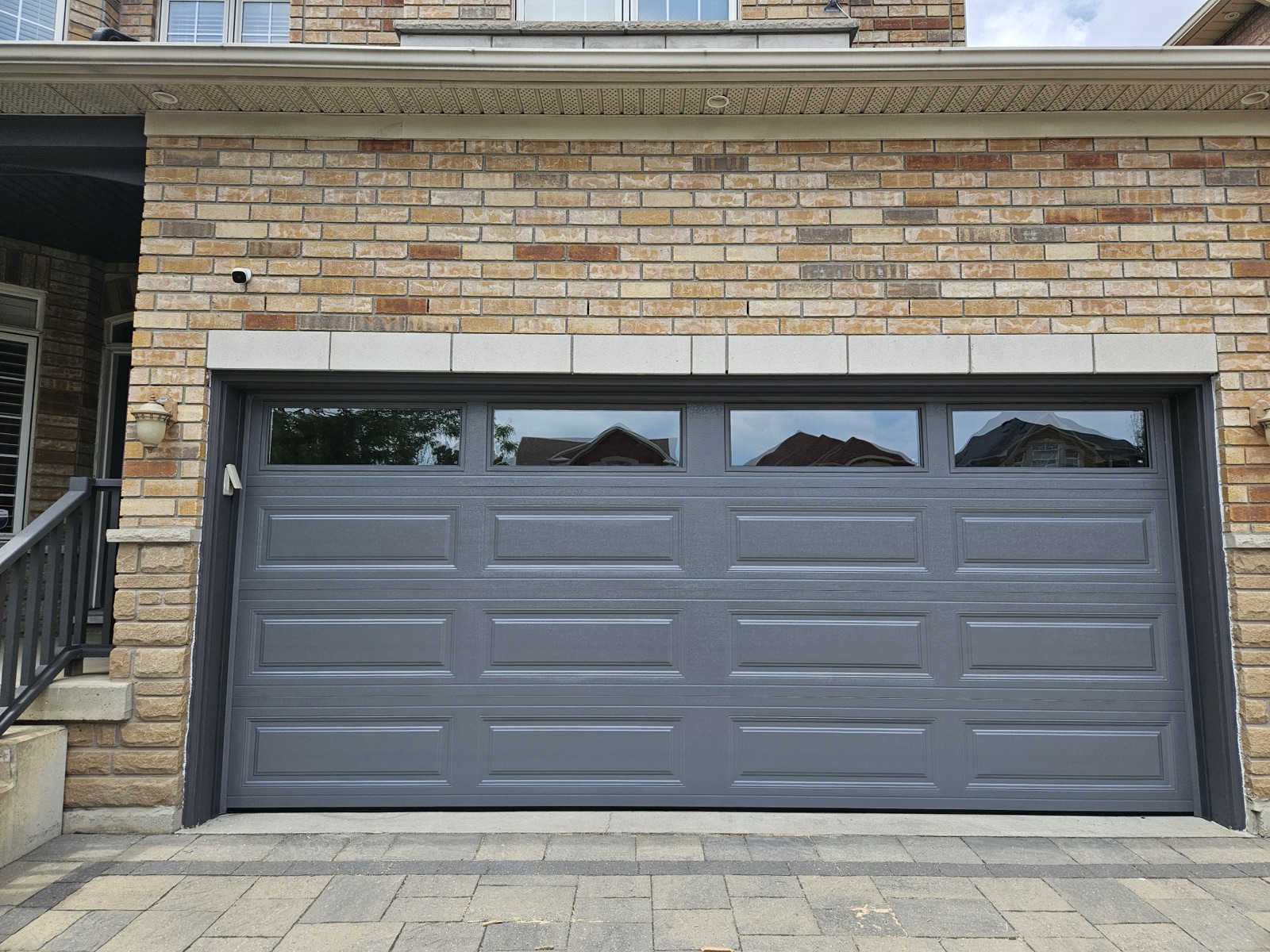Double door garage door project 12