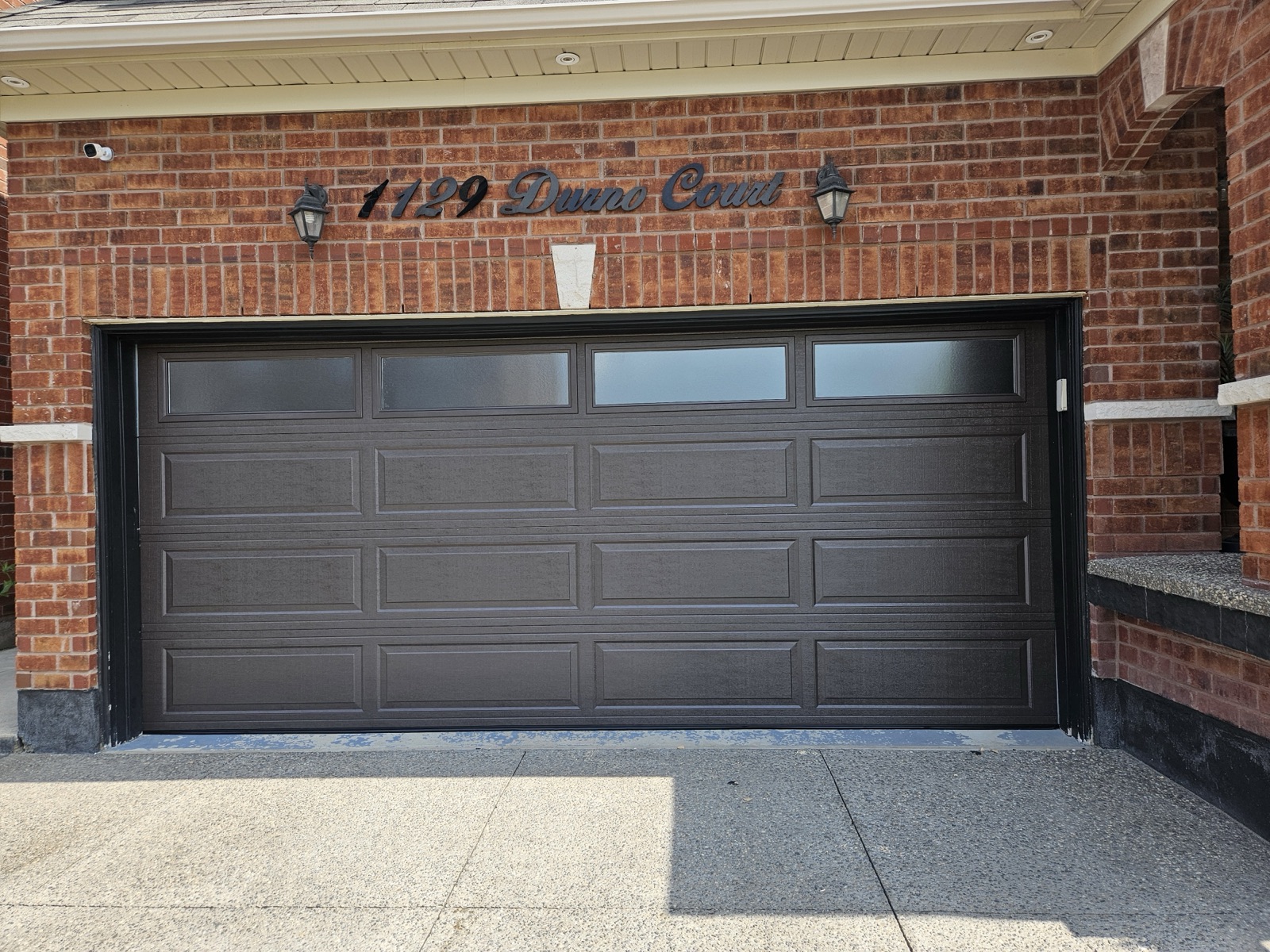 Double door garage door project 13