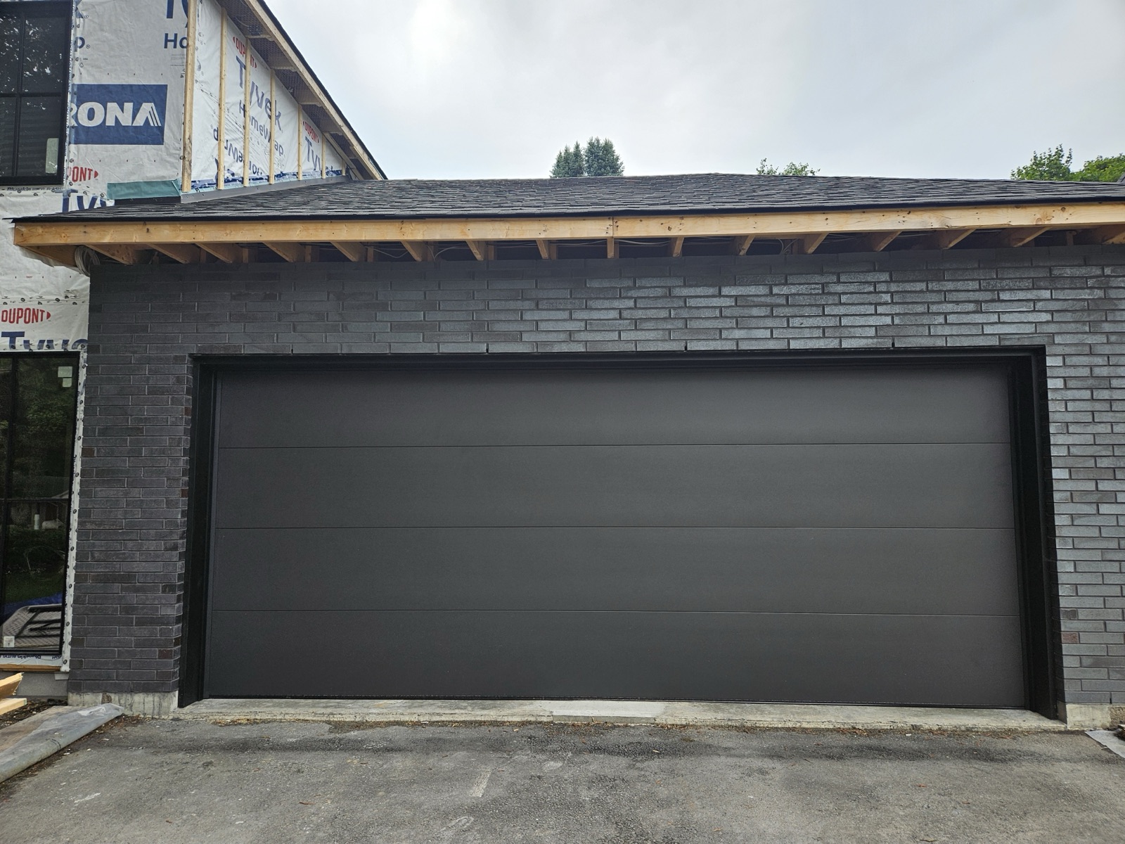 Double door garage door project 14