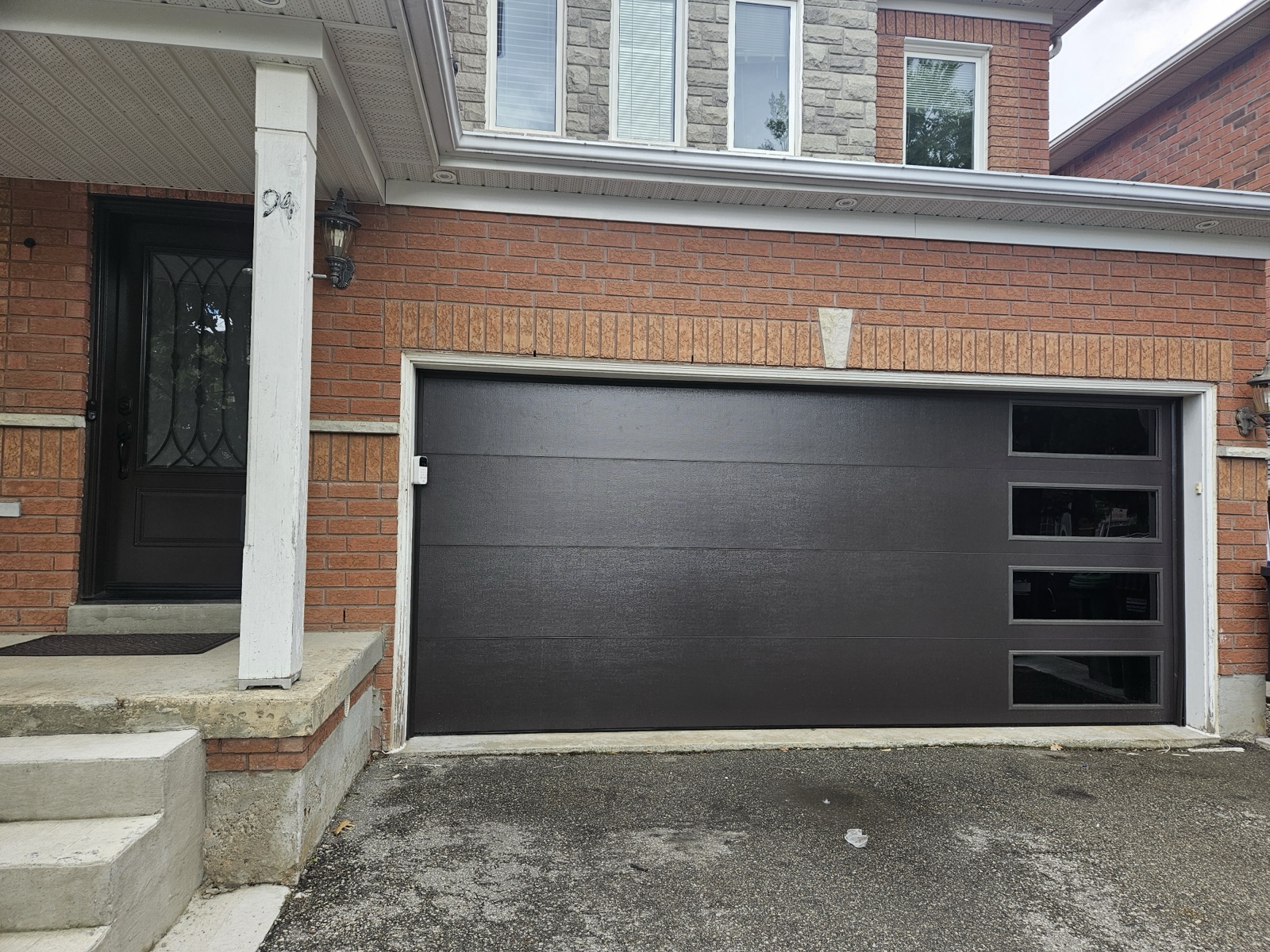 Double door garage door project 16