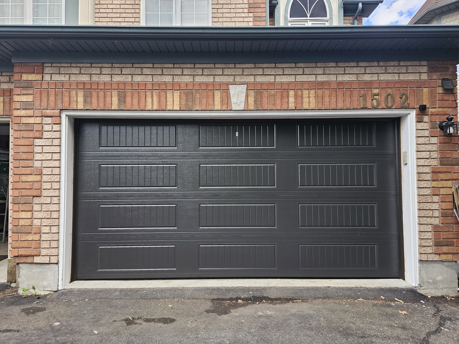Double door garage door project 17