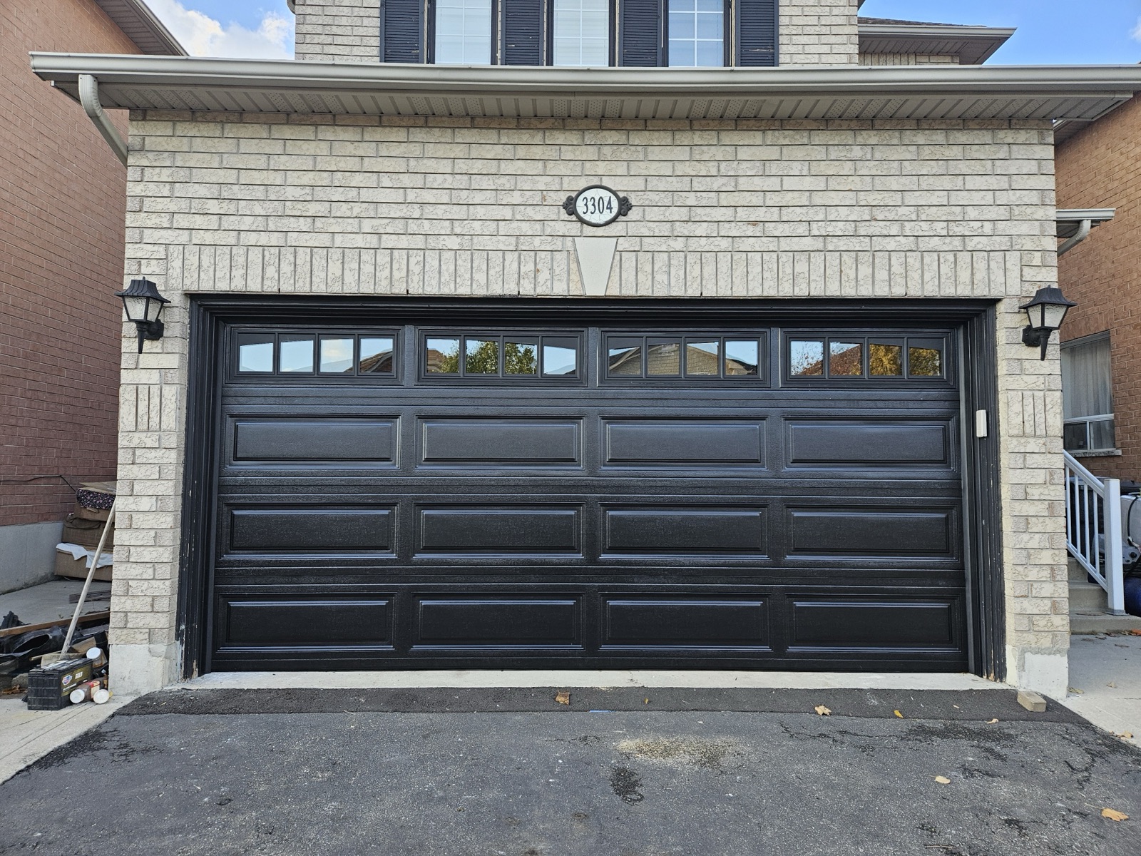 Double door garage door project 22
