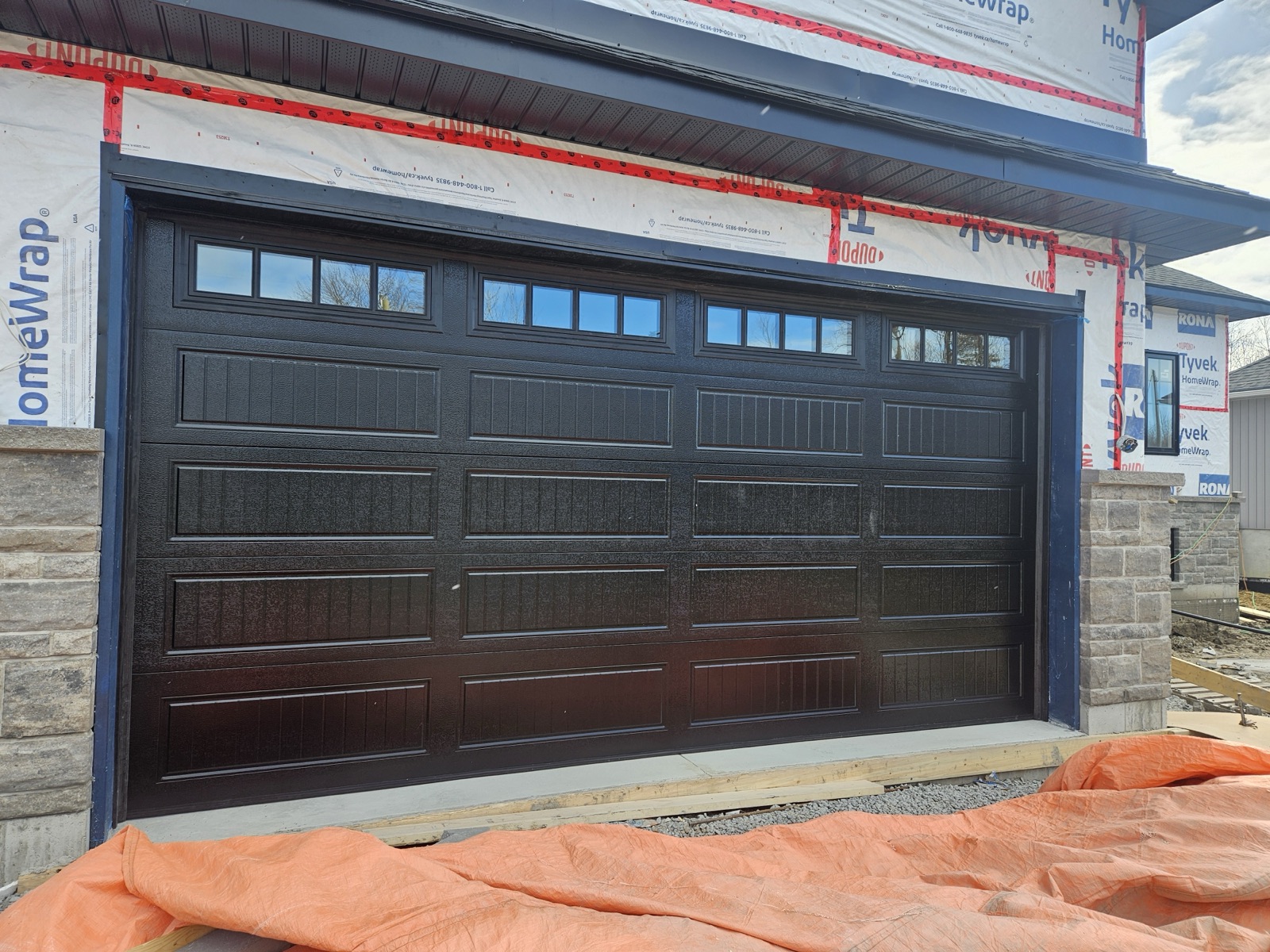 Double door garage door project 26