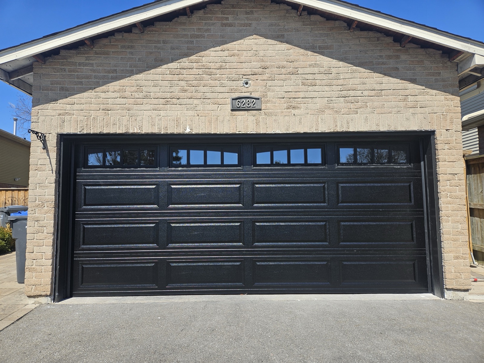 Double door garage door project 27