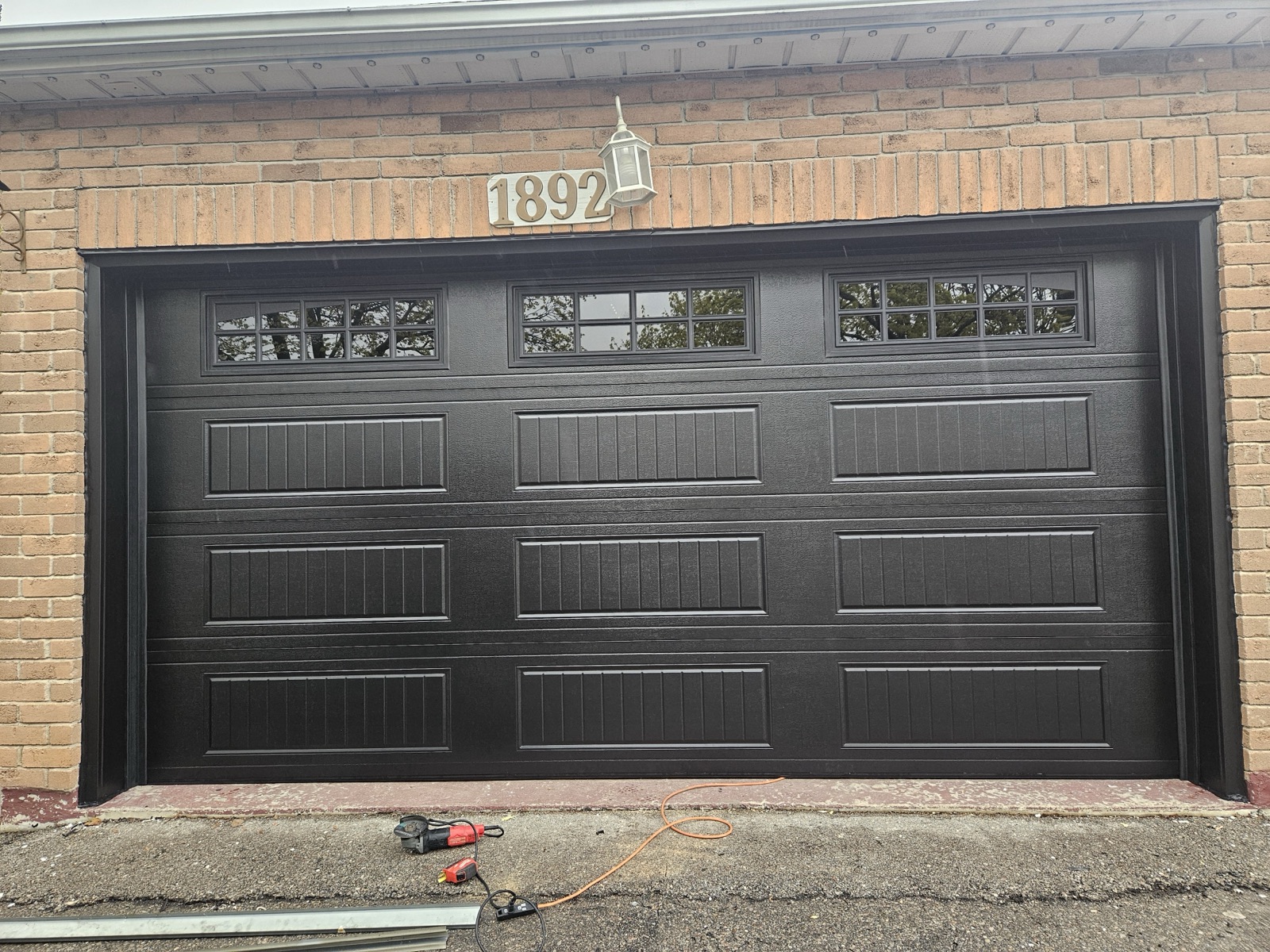 Double door garage door project 30