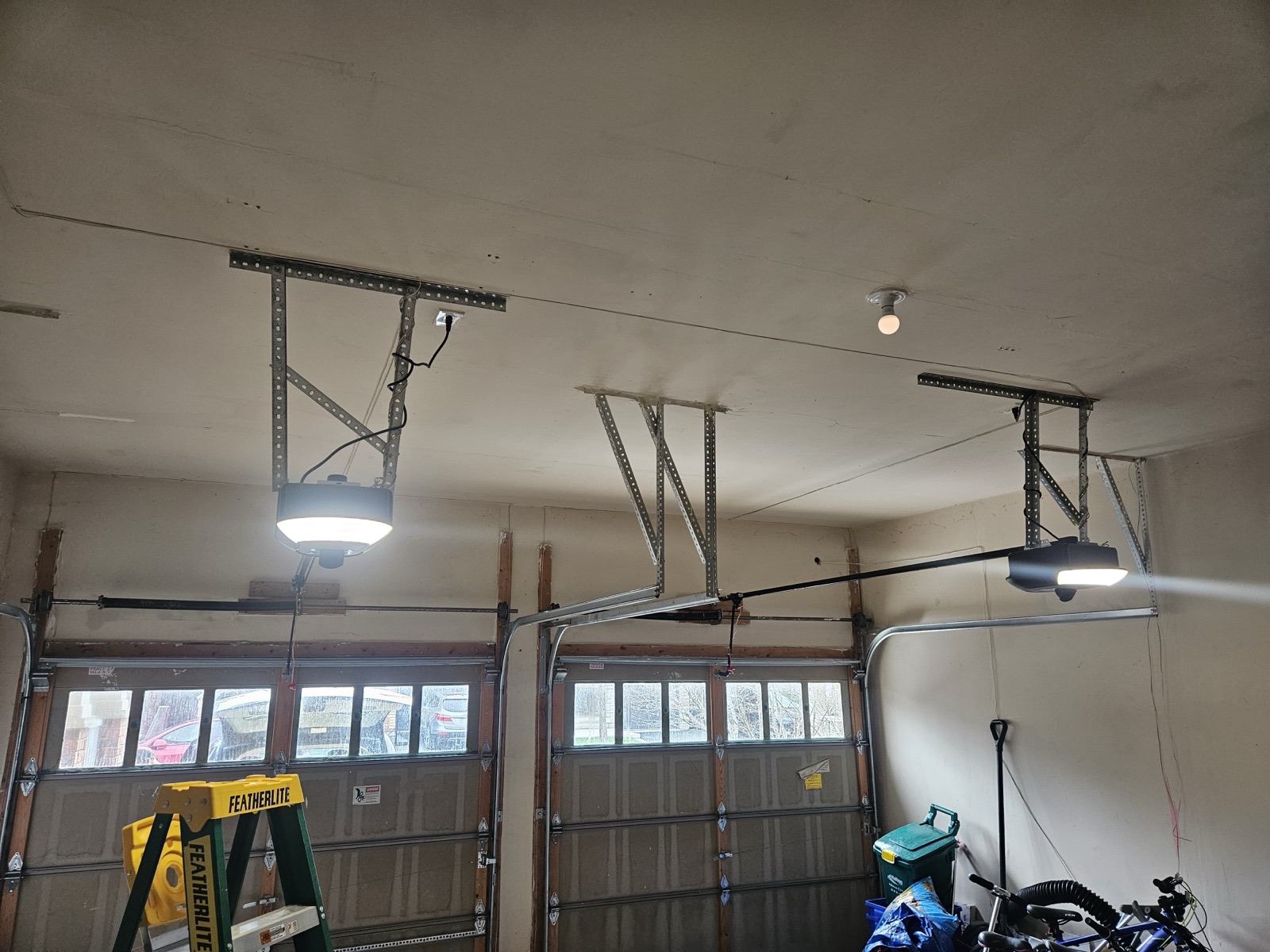 Garage door machine installation project 5