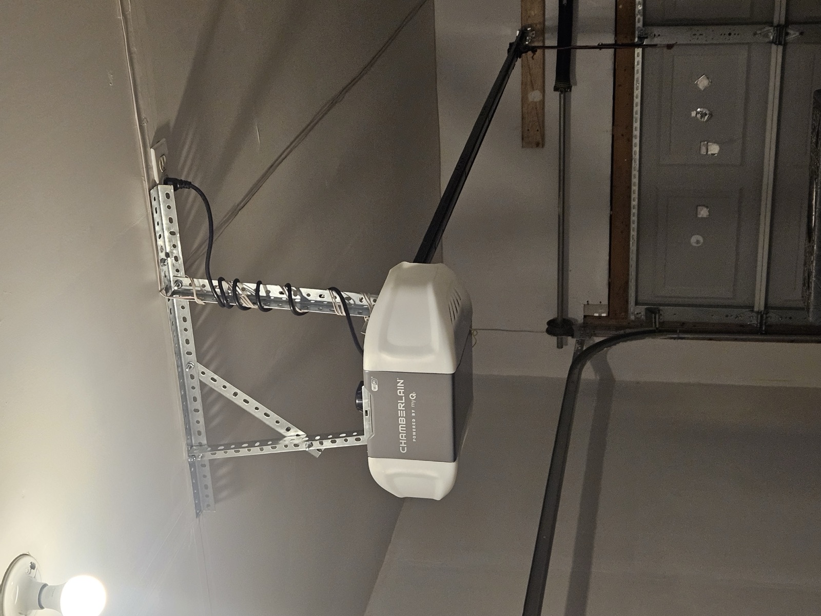 Garage door machine installation project 6