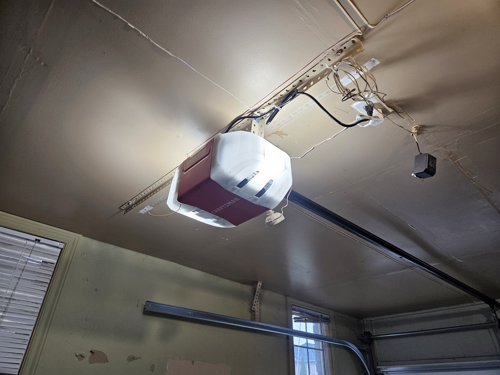 Garage door machine installation project 7