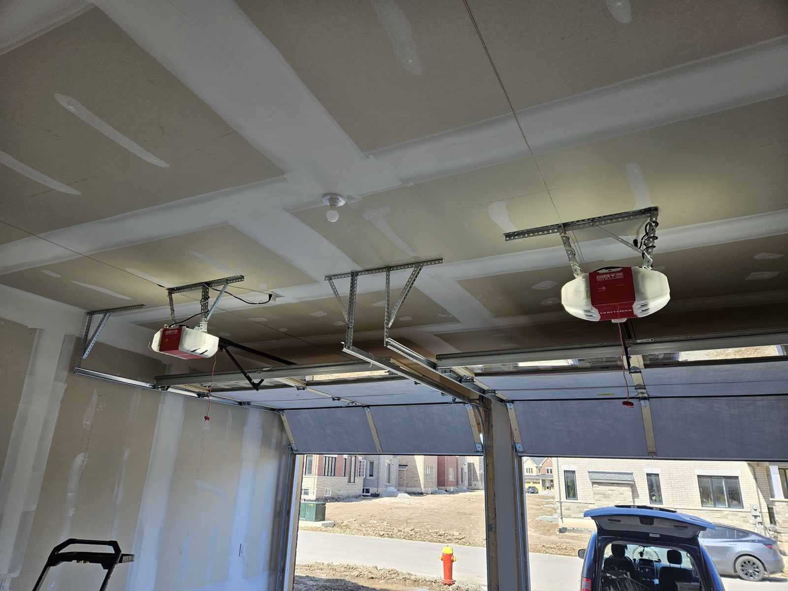 Garage door machine installation project 9