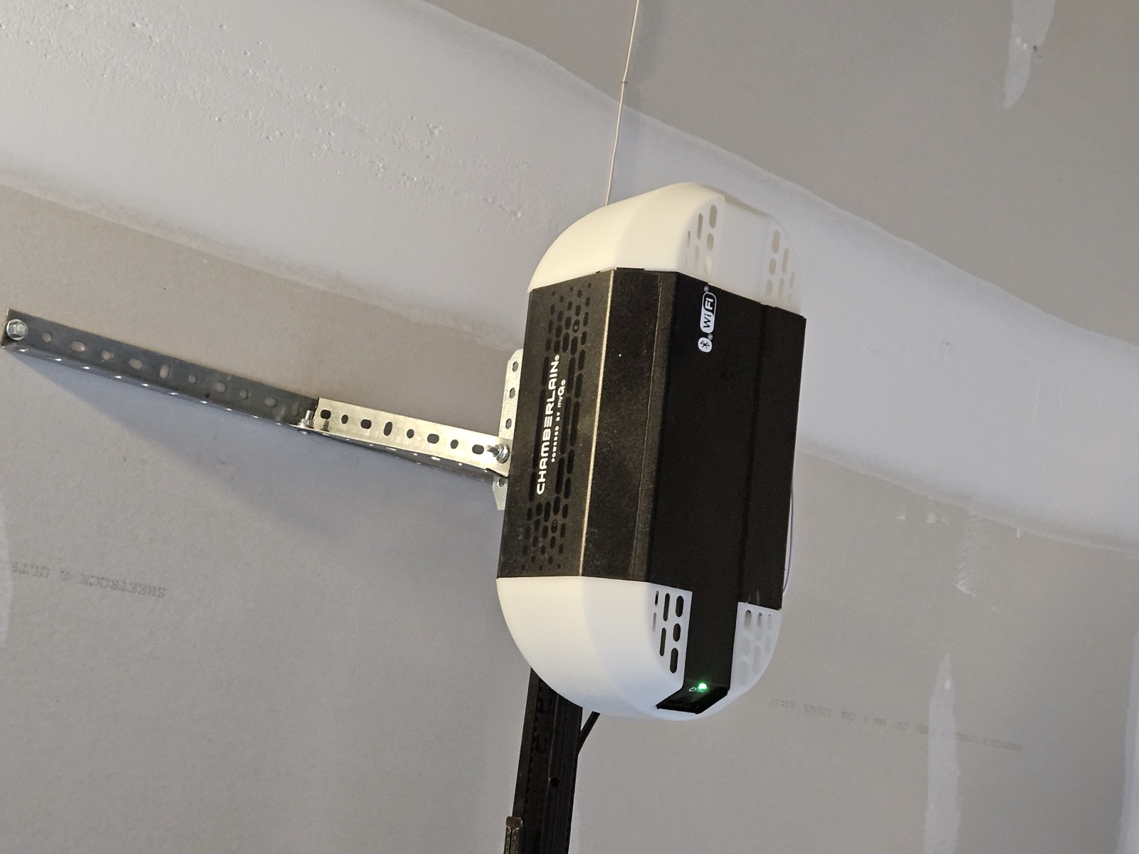 Garage door machine installation project 11