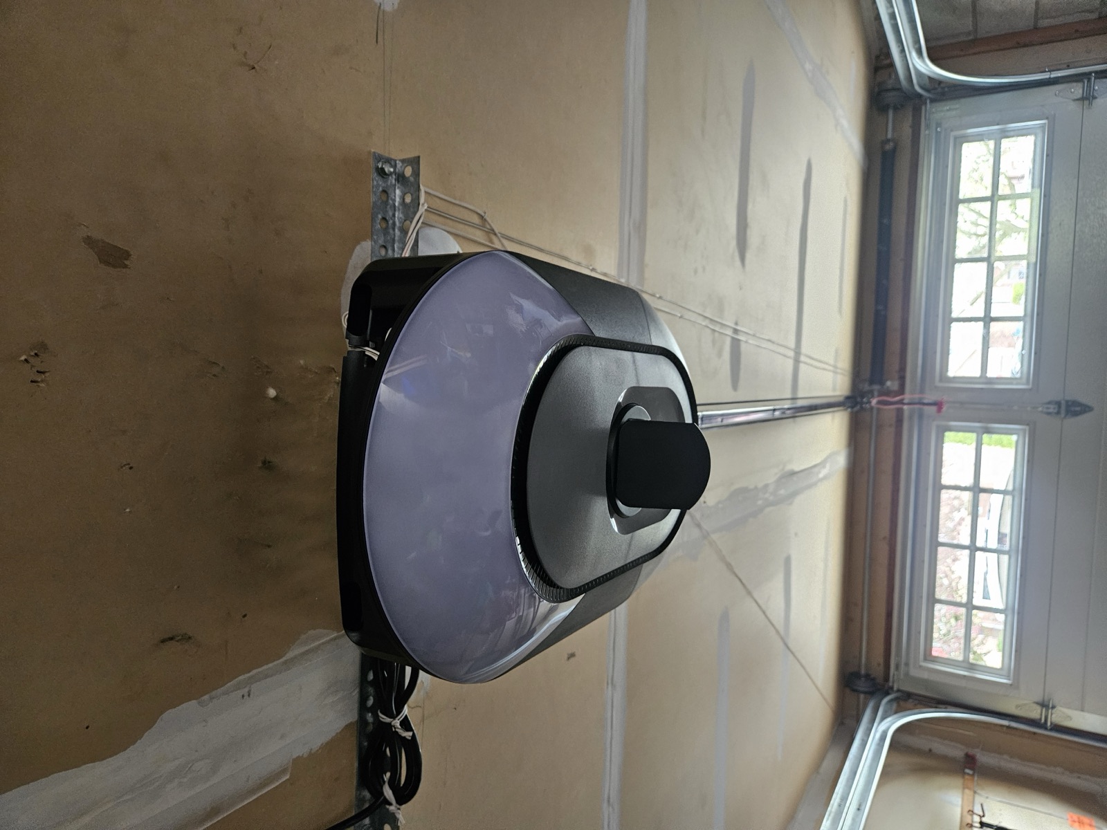 Garage door machine installation project 12