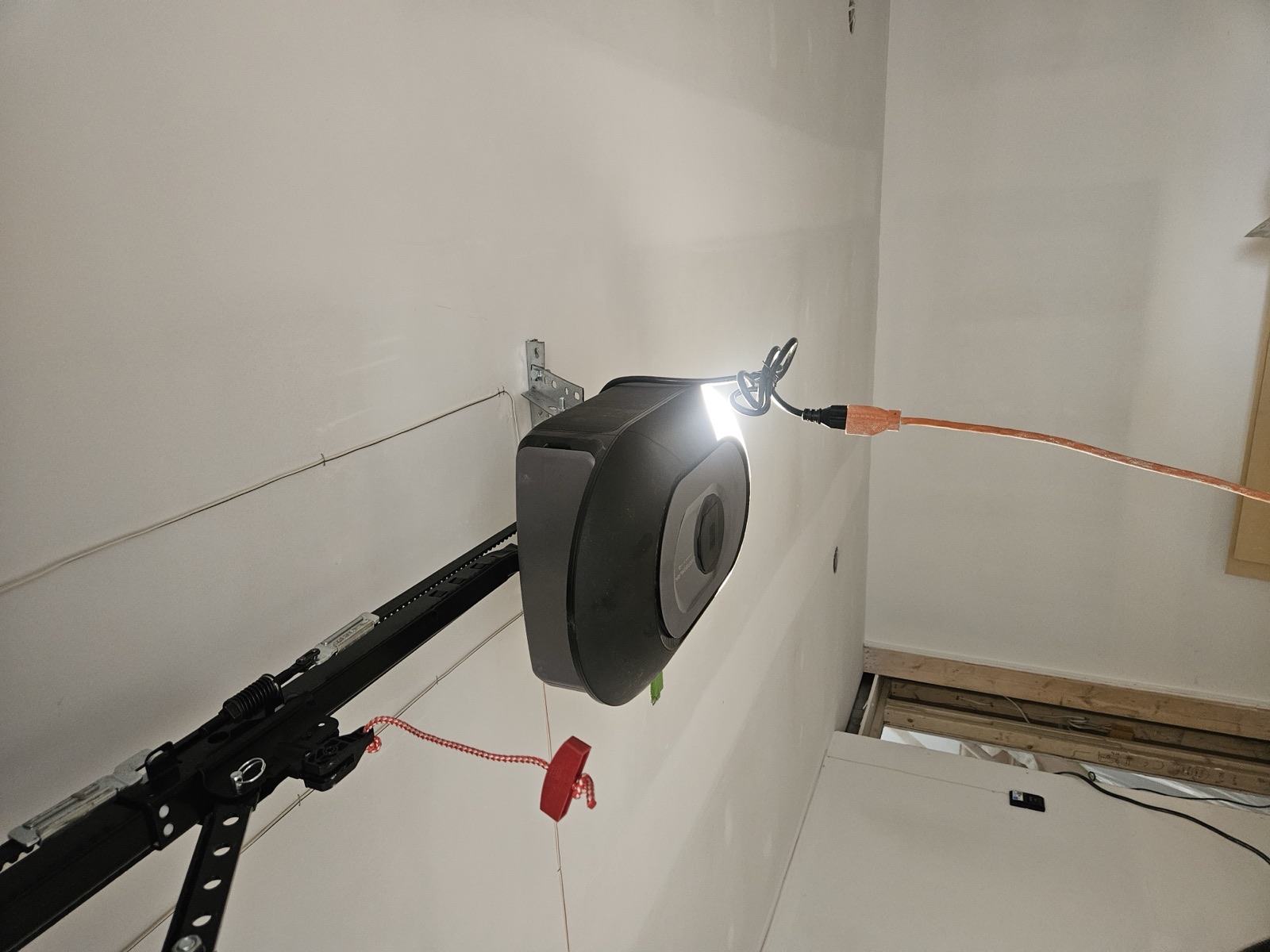 Garage door machine installation project 13