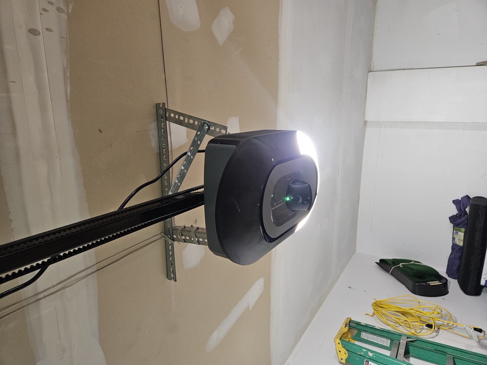 Garage door machine installation project 14