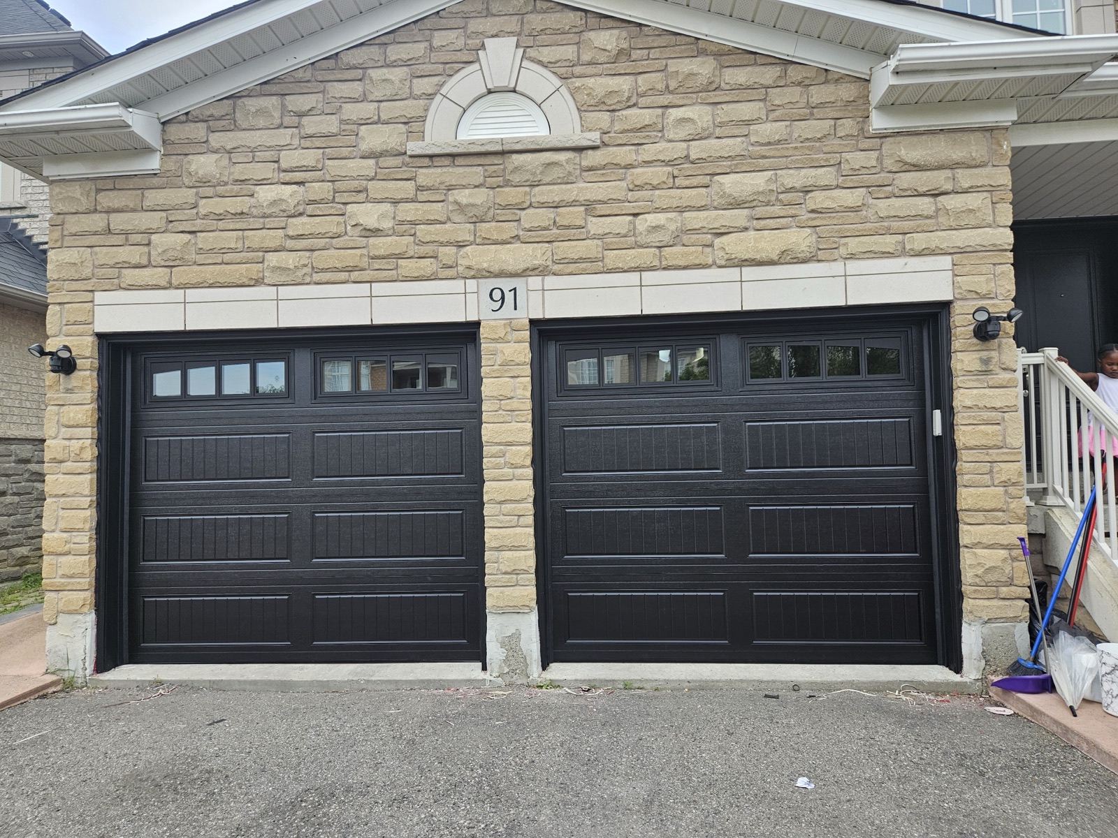Single door garage door project preview