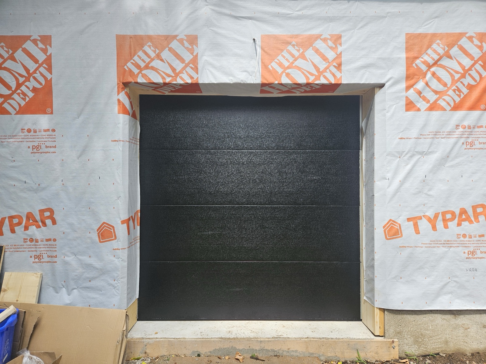Single door garage door project 10