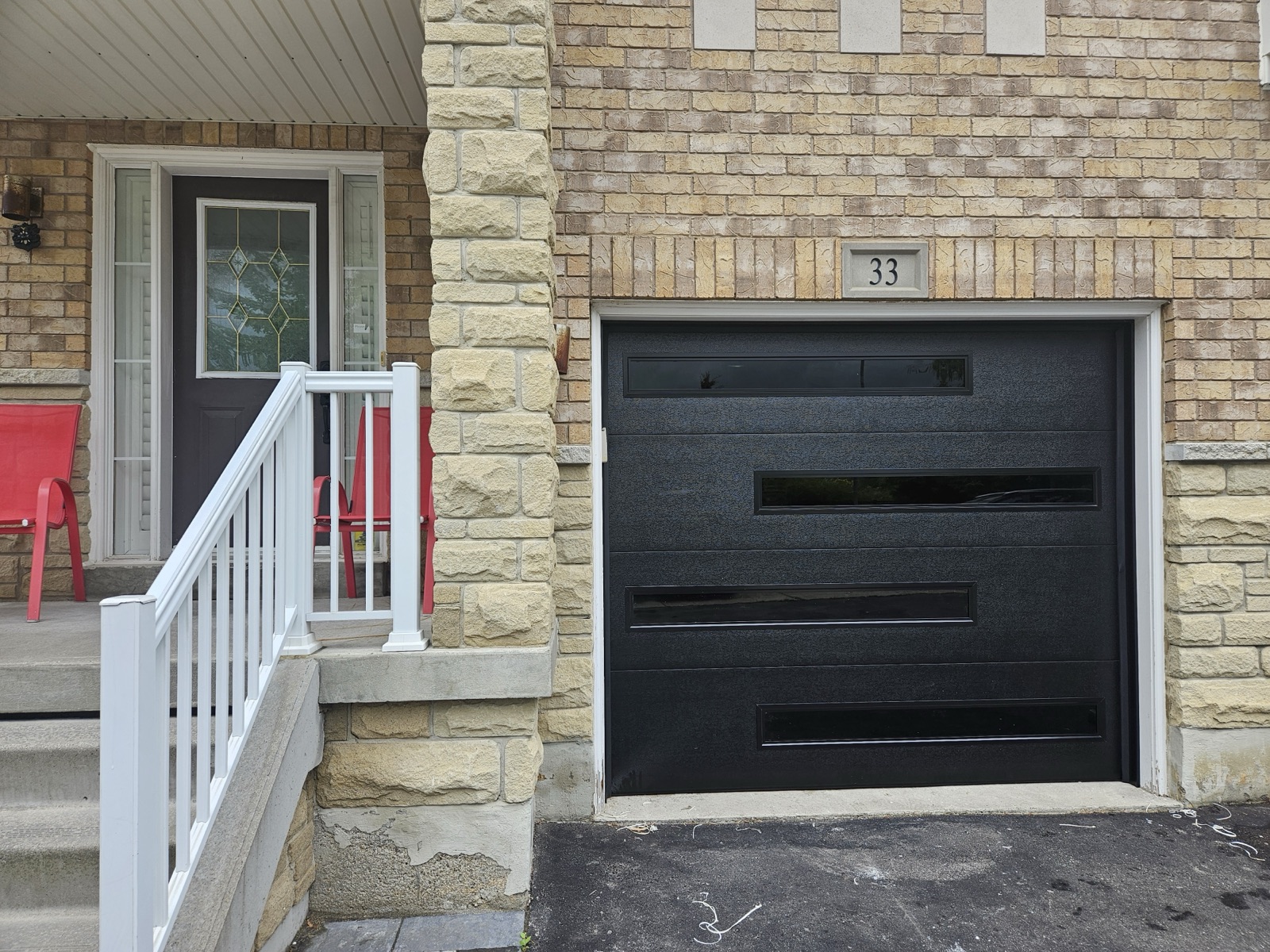 Single door garage door project 12
