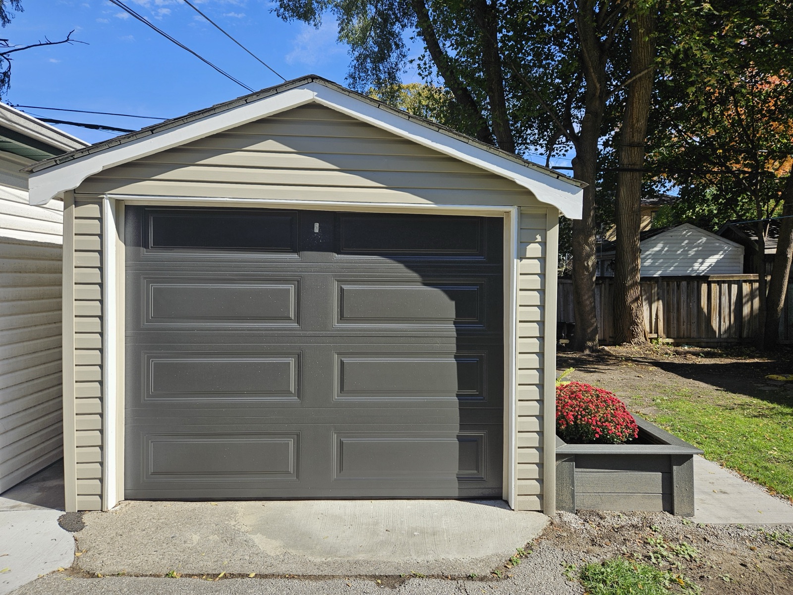 Single door garage door project 41